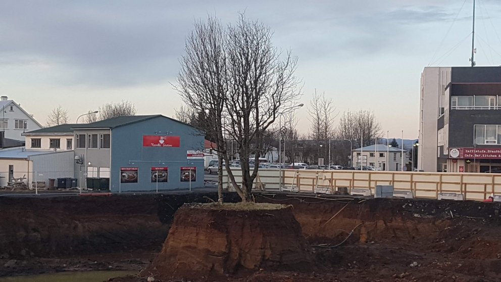 Aus dem Neubaugebiet im Zentrum von Selfoss.  Foto: Trausti Jóhannsson